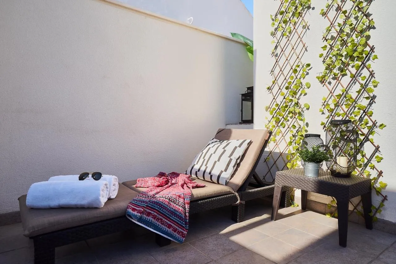 Studio Deluxe With Shared Roof Terrace Málaga Lägenhet